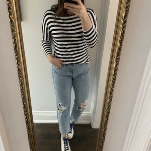 Next Nautical long sleeved top - size UK 12 / US 8 (relaxed fit)